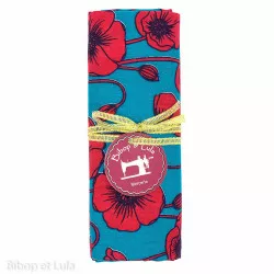 Coupon tissu Coquelicots - Bibop et Lula