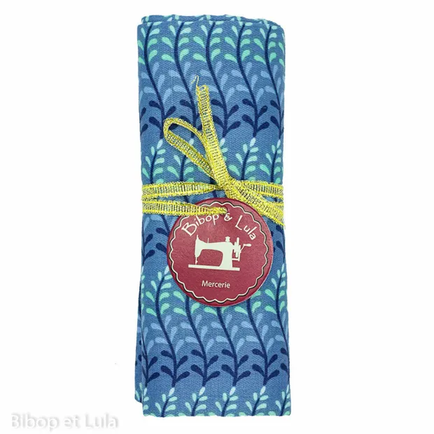 Coupon tissu Ada Blue