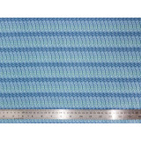 Tissu coton Ada blue - Bibop et Lula