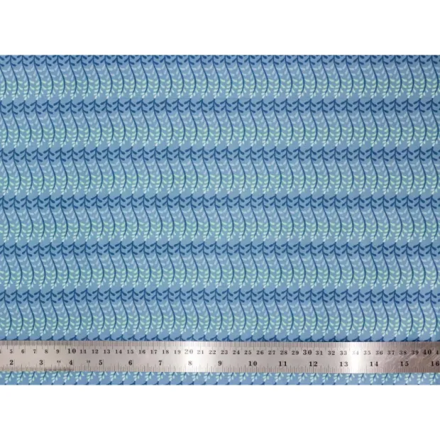 Tissu coton Ada blue