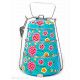 Lunch box inox peinte à la main Shivara turquoise - Bibop et Lula