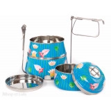 Lunch box inox peinte à la main Rekha - Bibop et Lula