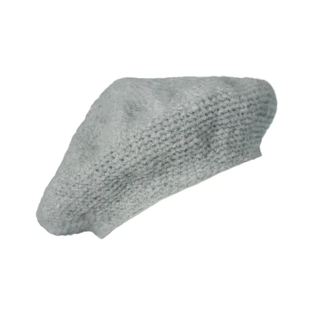Béret laine Gris souris