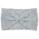 Bandeau headband rétro laine gris souris - Bibop et Lula