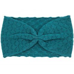 Bandeau sixties laine Pétrole - Bibop et Lula