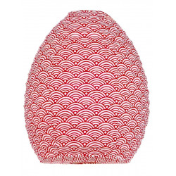 Lampion tissu ruche Nami cerise - Bibop et Lula