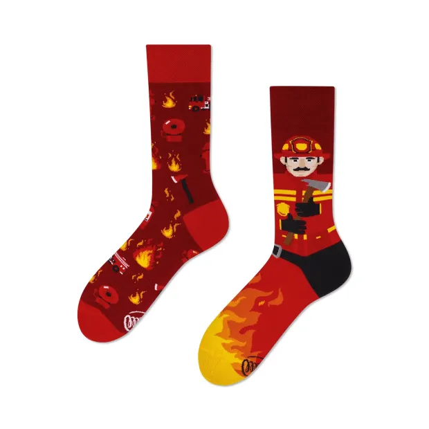 Chaussettes " Au feu les pompiers "
