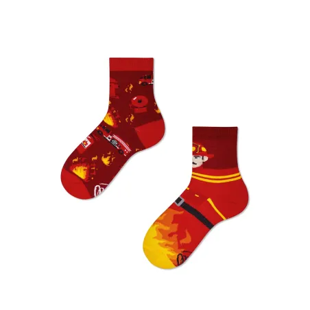 Chaussettes " Au feu les pompiers"