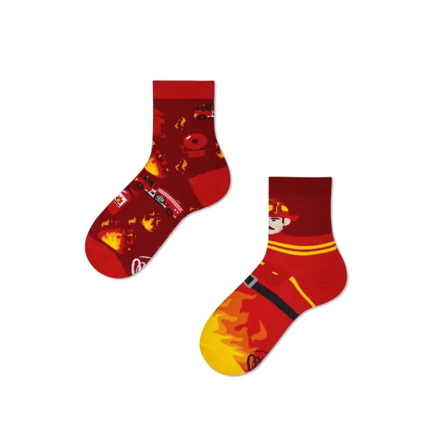 Chaussettes " Au feu les pompiers"