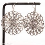 Boucles d'oreilles filigrane argent Jeanne - Bibop et Lula