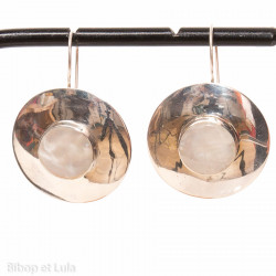 Boucles d'oreilles Soucoupes Nacre - Bibop et Lula