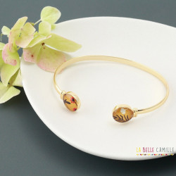 JONC, Bracelet Végétal jaune - Bibop et Lula