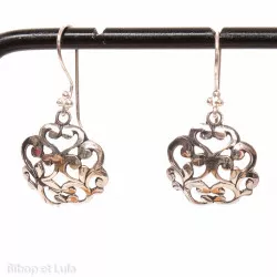 Boucles d'oreilles rondes Entrelacs - Bibop et Lula