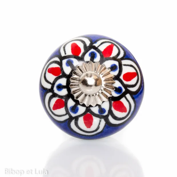 Bouton de meuble céramique Egyptien