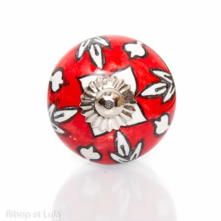 Bouton de meuble céramique Grenadine