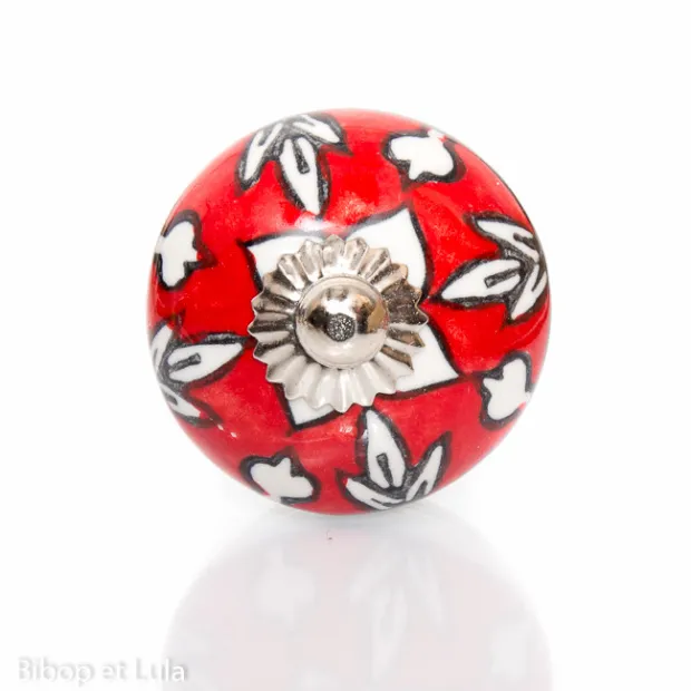 Bouton de meuble céramique Grenadine