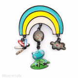 Broche Arc en ciel - Bibop et Lula