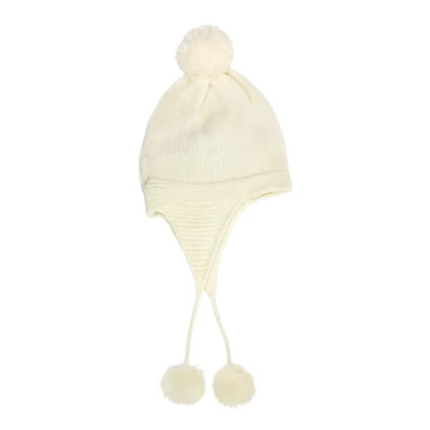 Bonnet péruvien enfant bébé Neige
