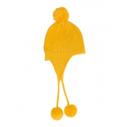 Bonnet péruvien enfant bébé Jaune soleil - Bibop et Lula