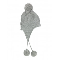 Bonnet péruvien enfant bébé Gris souris - Bibop et Lula