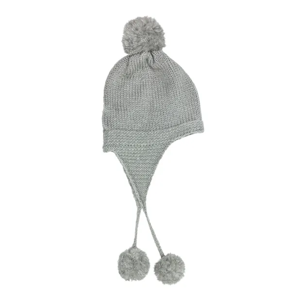 Bonnet péruvien enfant bébé Gris souris