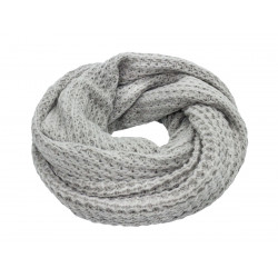 Grand snood laine Gris Souris - Bibop et Lula