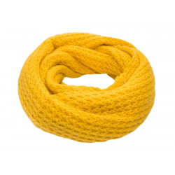 Grand snood laine jaune soleil - Bibop et Lula