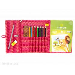 Pochette à dessin de voyage Tournesol - Bibop et Lula