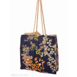 Tote bag toile de jute Peacock - Bibop et Lula