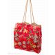 Tote bag toile de jute Leaves - Bibop et Lula