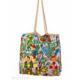 Tote bag toile de jute Mexico - Bibop et Lula