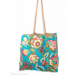 Sac cabas toile de jute Peonia - Bibop et Lula