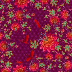 Velours Ibis Pourpre - Bibop et Lula