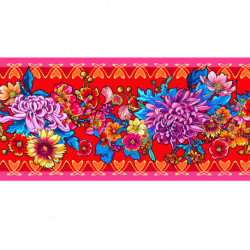 Bordure velours Belle Epoque rouge - Bibop et Lula