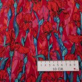 Coton Bio Champs d'Iris rouge - Bibop et Lula