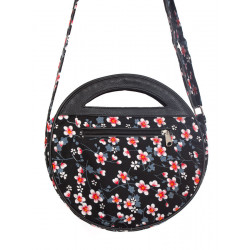 Sac à main rond Akiko noir - Bibop et Lula