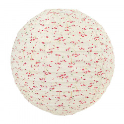 Lampion tissu boule japonaise rond Dandelion rouge - Bibop et Lula