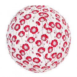 Lampion tissu boule japonaise rond Poppy - Bibop et Lula