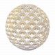 Lampion tissu boule japonaise rond Grue Bronze - Bibop et Lula