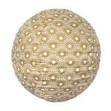 Lampion tissu boule japonaise rond Solas Gold - Bibop et Lula