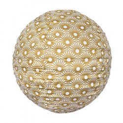Lampion tissu boule japonaise rond Solas Gold - Bibop et Lula