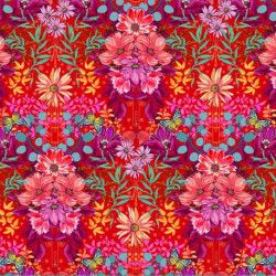 Velours Bouquet Cosmos rose - Bibop et Lula