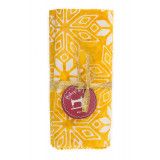 Coupon tissu batik Estrella moutarde - Bibop et Lula