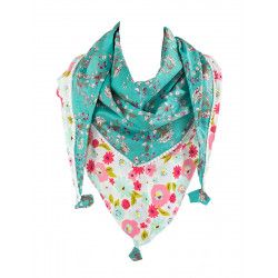 Chèche triangle Jade - Bibop et Lula