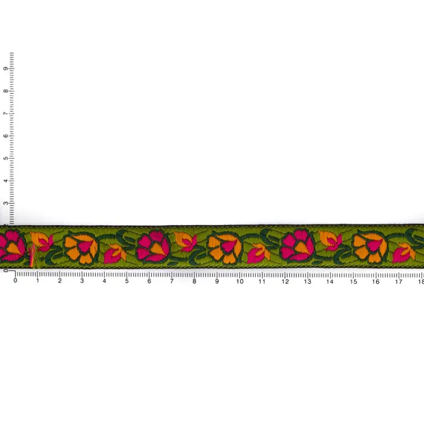 Galon brodé Fleurs 1
