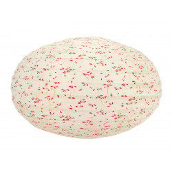 Lampion tissu boule japonaise ovale Dandelion rouge - Bibop et Lula