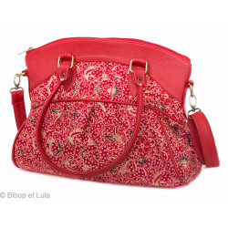 Sac bowling femme bandoulière Nao rouge - Bibop et Lula