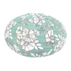 Lampion tissu boule japonaise ovale Thelma - Bibop et Lula