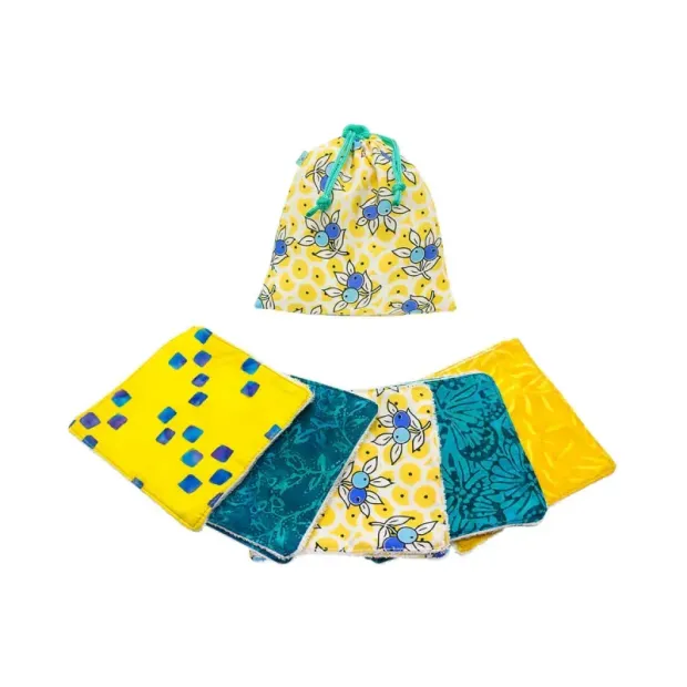 Lingettes coton lavables