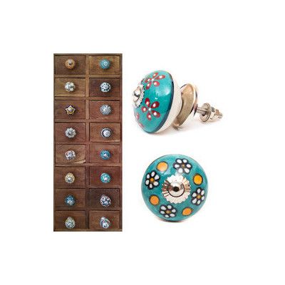 Boutons de meuble en céramique
